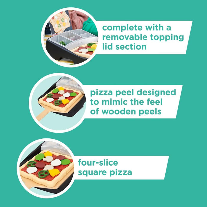 Casdon Ooni Pizza Topping Station | Toy Pizza Topping Station For Children Aged 3+ | Includes 24x Pizza Topping Pieces!