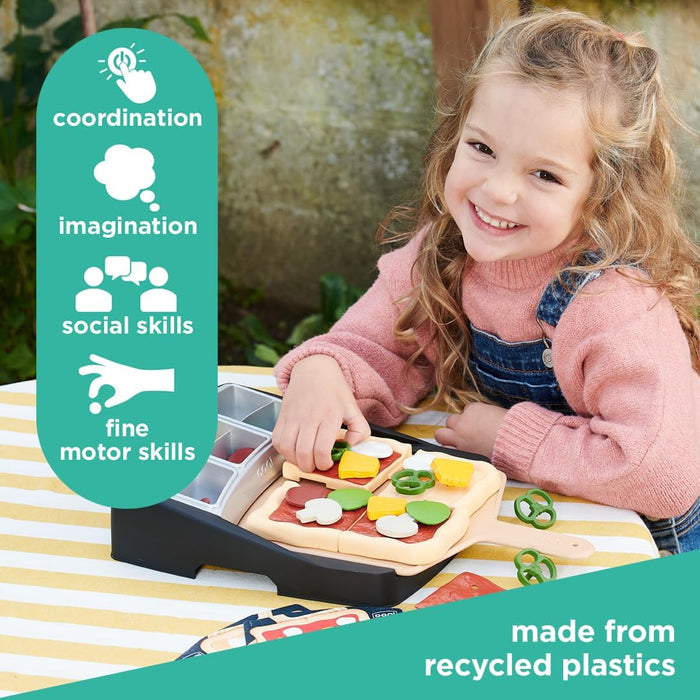 Casdon Ooni Pizza Topping Station | Toy Pizza Topping Station For Children Aged 3+ | Includes 24x Pizza Topping Pieces!