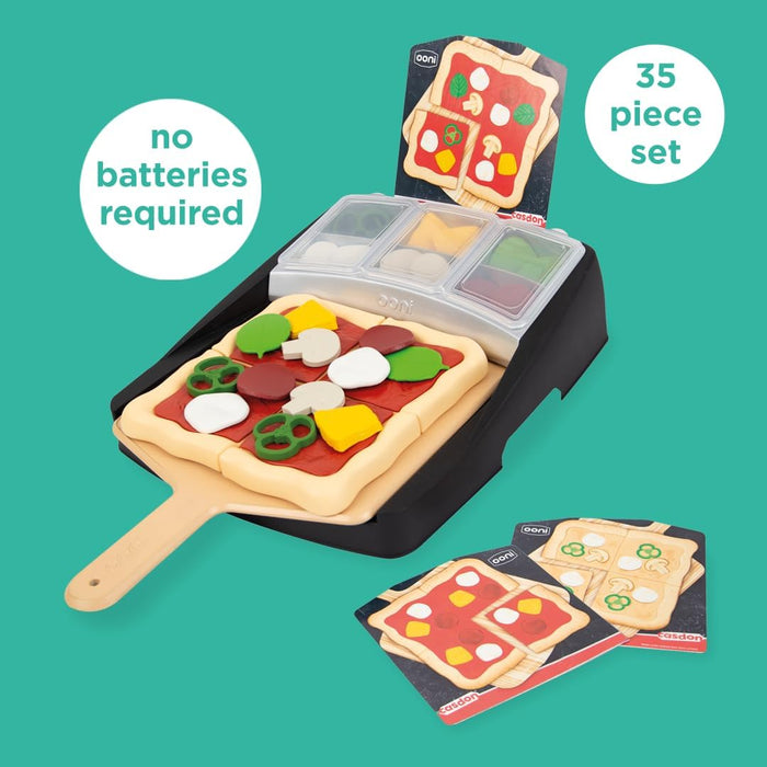 Casdon Ooni Pizza Topping Station | Toy Pizza Topping Station For Children Aged 3+ | Includes 24x Pizza Topping Pieces!