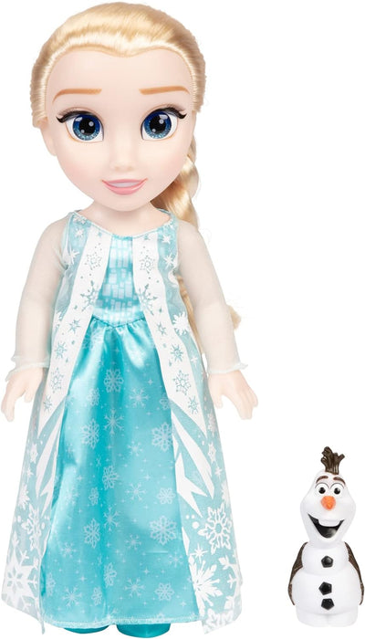 Disney Die Eiskönigin - Frozen - Singing Elsa doll 35 cm, sings Let It Go, includes accessories for extra fun, perfect girls from 3 years, 225306, turquoise