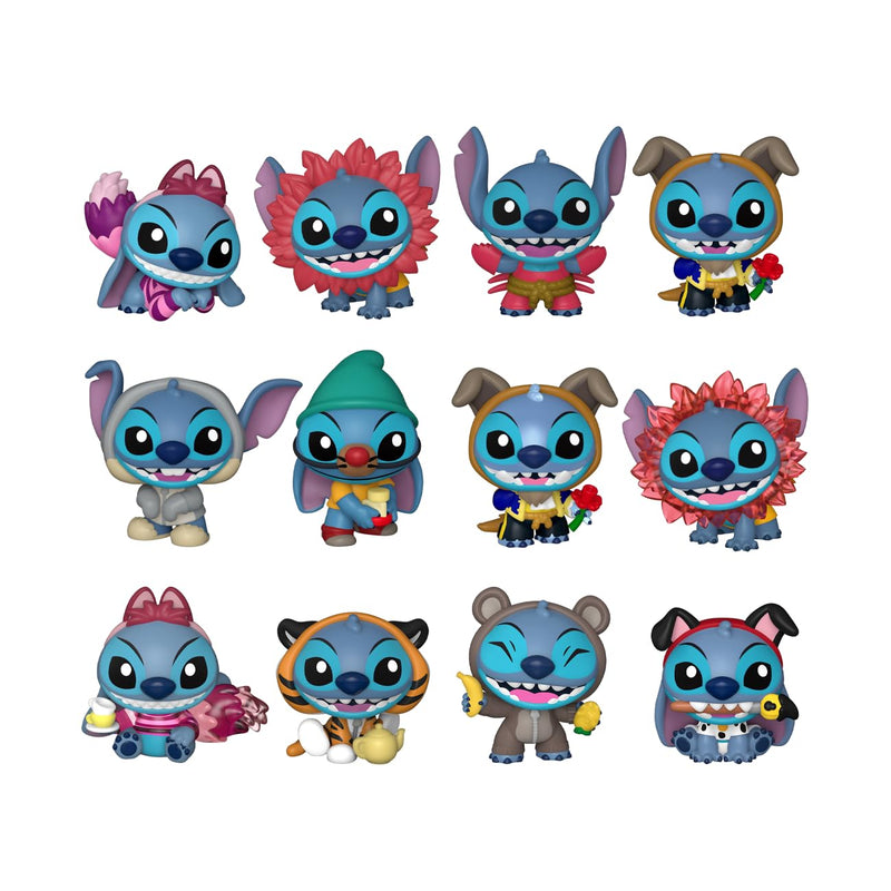 Funko Mystery Mini - Disney - Stitch in Costume - 1 of 12 to Collect - Styles Vary - Disney: Lilo & Stitch- Vinyl-Sammelfigur - Geschenkidee - Offizielle Handelswaren - Movies Fans und Display