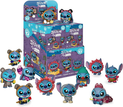 Funko Mystery Mini - Disney - Stitch in Costume - 1 of 12 to Collect - Styles Vary - Disney: Lilo & Stitch- Vinyl-Sammelfigur - Geschenkidee - Offizielle Handelswaren - Movies Fans und Display