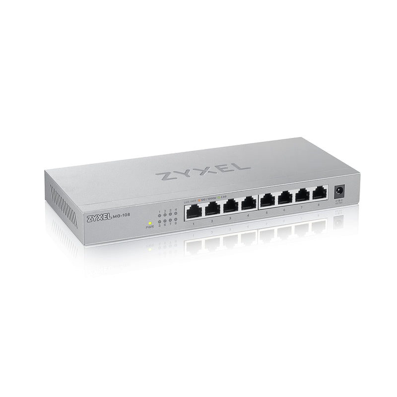 XMG-108HP-GB0101F GB,8-Port 2.5GbE Unmanaged PoE++ Switch with 1 port 10G SFP+