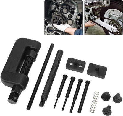 Vikenar Motorcycle Chain Breaker,Splitter Link Riveter Universal Set Riveting Tool
