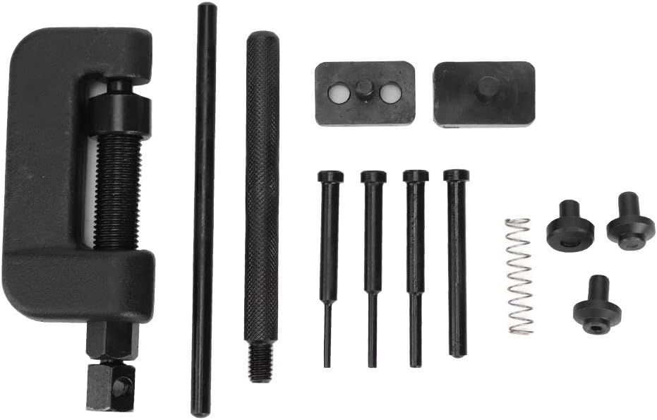 Vikenar Motorcycle Chain Breaker,Splitter Link Riveter Universal Set Riveting Tool