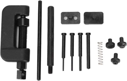 Vikenar Motorcycle Chain Breaker,Splitter Link Riveter Universal Set Riveting Tool