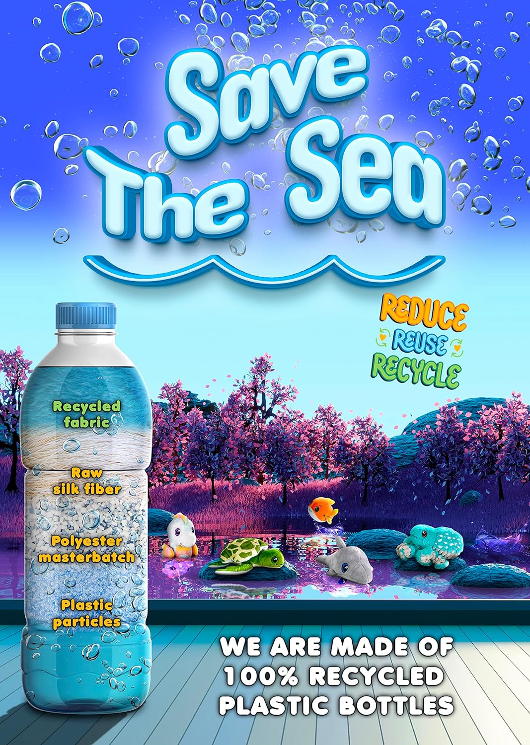 Tactic - Save The Sea Knuffel - Schildpad Konna