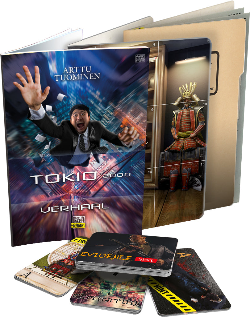 Tactic Gamestorm Crime Scene Tokyo 2000 board game