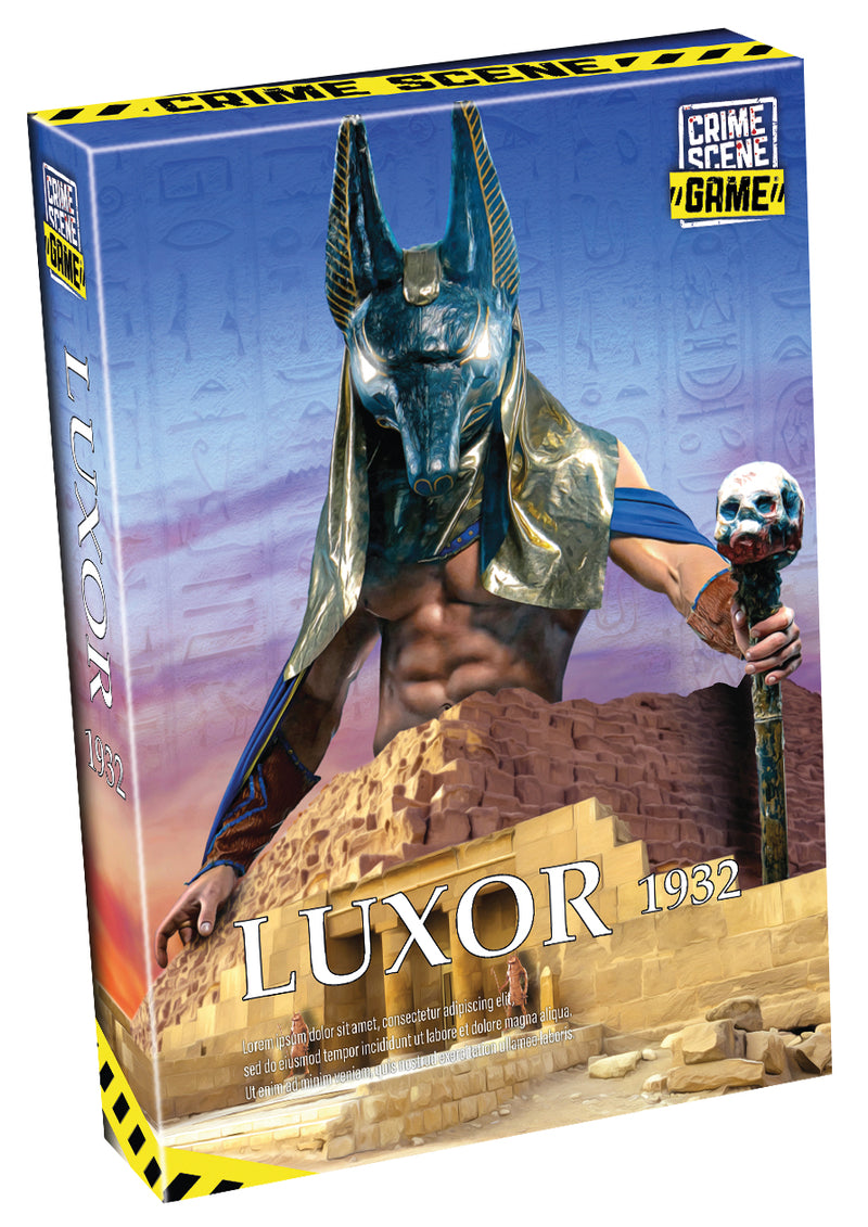 Tactic Gamestorm Crime Scene Luxor 1932 board game