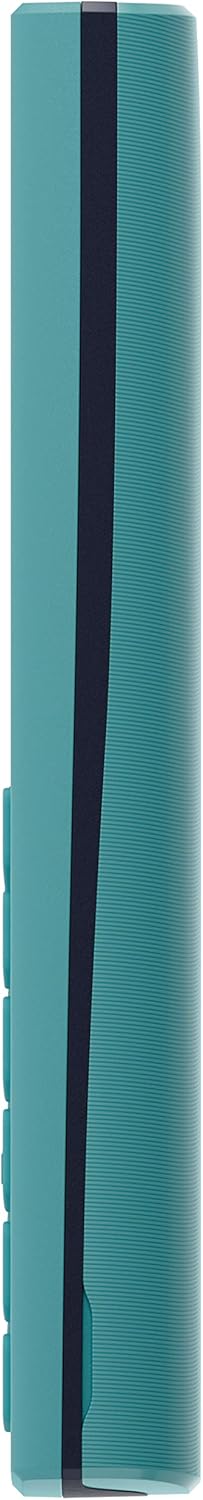 Nokia 105 2G Feature Phone with long-lasting battery, 12 hours of talk-time, wireless FM radio, large display, and tactile keyboard, Dual Sim - Cyan Cyan 2023