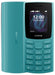 Nokia 105 2G Feature Phone with long-lasting battery, 12 hours of talk-time, wireless FM radio, large display, and tactile keyboard, Dual Sim - Cyan Cyan 2023