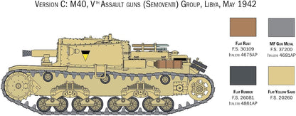Italeri 25768 1:56 Italian Tanks & Semoventi Model Building Kit, Standing Model Building, Crafts, Hobby, Gluing, Plastic Kit, Detailed Military Kit, Tank 1:56