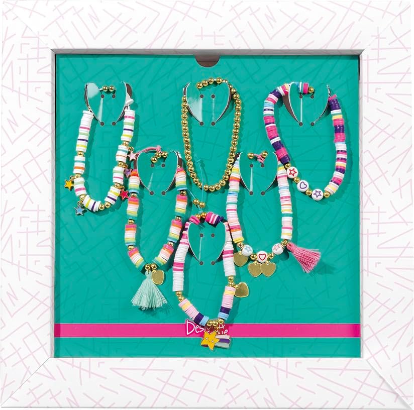 TM ESSENTIALS Design & Shine DIY Bracelets - Various Colours and Shapes - Creative Creation/Perfect Gift for Kids, Für Kinder, Plastic, No Gemstone.