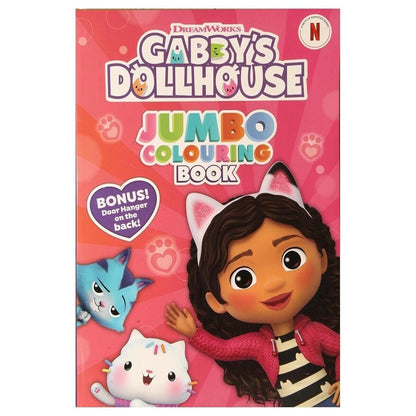 Dreamworks Gabbys Poppenhuis Jumbo Kleur- en Activiteitenboek |Kleurboek voor kinderen|Fun and Play Activity Kleurboeken|Perfect voor reizen, Verjaardag Kerstcadeautjes|Geschenken voor kinderen|Voor