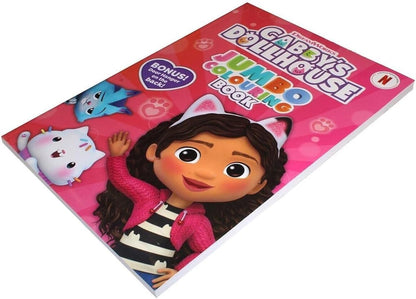 Dreamworks Gabbys Poppenhuis Jumbo Kleur- en Activiteitenboek |Kleurboek voor kinderen|Fun and Play Activity Kleurboeken|Perfect voor reizen, Verjaardag Kerstcadeautjes|Geschenken voor kinderen|Voor