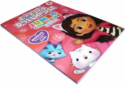 Dreamworks Gabbys Poppenhuis Jumbo Kleur- en Activiteitenboek |Kleurboek voor kinderen|Fun and Play Activity Kleurboeken|Perfect voor reizen, Verjaardag Kerstcadeautjes|Geschenken voor kinderen|Voor