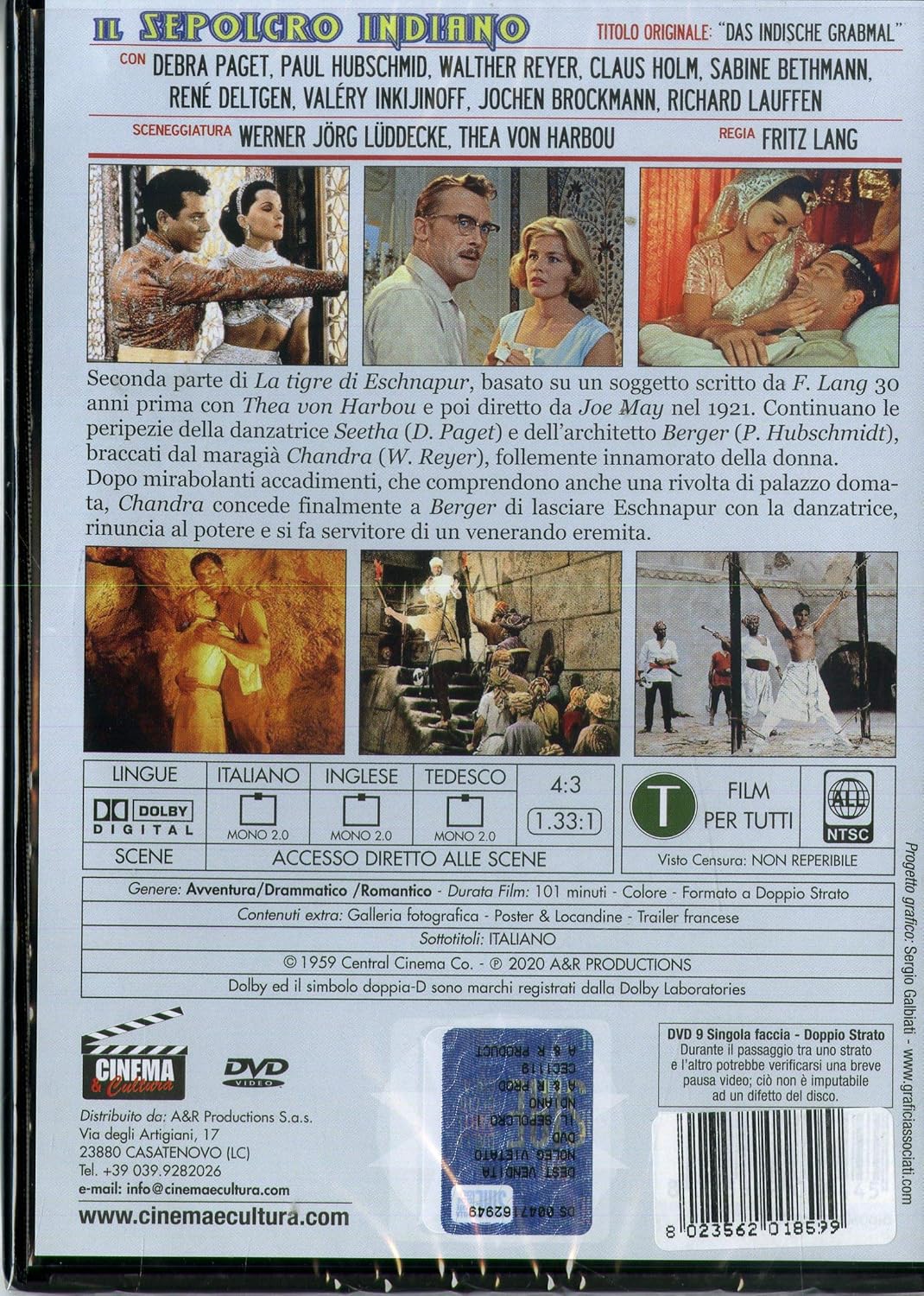 Il Sepolcro Indiano (1959)