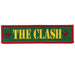 The Clash Logo Strip Patch Star Military Green Embroidered Iron On