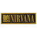 Rock Off officially licensed products Nirvana Band Logo Grunge Face Woven Patch One Size
