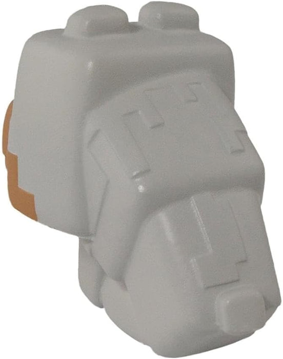 Just toys Minecraft Mega SquishMe Tamed Wolf, Gray, standard size, JTMIN-3588