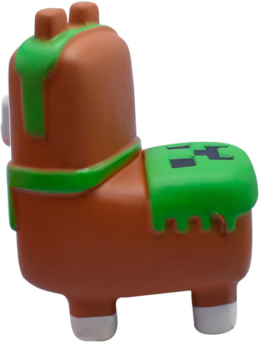 Minecraft Llama Mega SquishMe Series 2 - Perfect for Party Favors, Classroom Prizes, Stress Relief Toys, Fidget and Treasure Boxes - Minecraft Figures, Squishy Animals & Small Toys