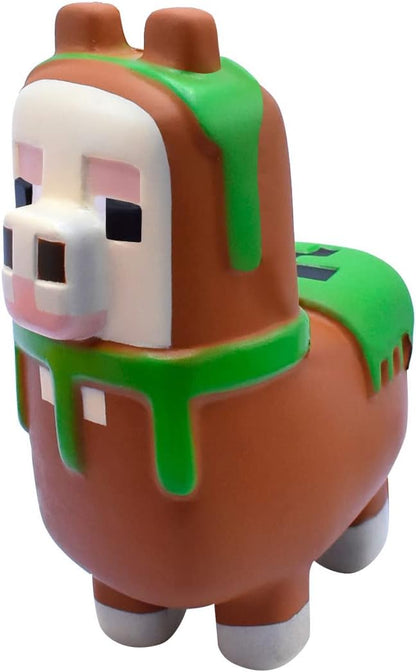 Minecraft Llama Mega SquishMe Series 2 - Perfect for Party Favors, Classroom Prizes, Stress Relief Toys, Fidget and Treasure Boxes - Minecraft Figures, Squishy Animals & Small Toys