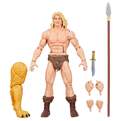 Marvel Legends Series - Ka-Zar - Figura de acción Coleccionable Inspirada en los cómics de 15 cm con Pieza de Figura para armar
