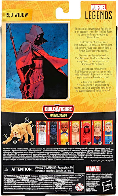 Marvel Legends Series - Viuda Roja - Figura de acción Coleccionable Inspirada en los cómics de 15 cm con Pieza de Figura para armar