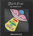 Moleskine Patch Sticker for Notebook or Diary, Personalised Stickers Pride Space Patch, There Will Always Be Space Designed by Artist Ashton Attzs, Size 5x5cm