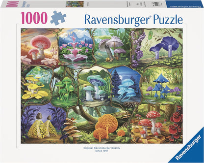 Ravensburger Puzzle 2D 1000 elementów: Piekne grzyby, Nowy Design