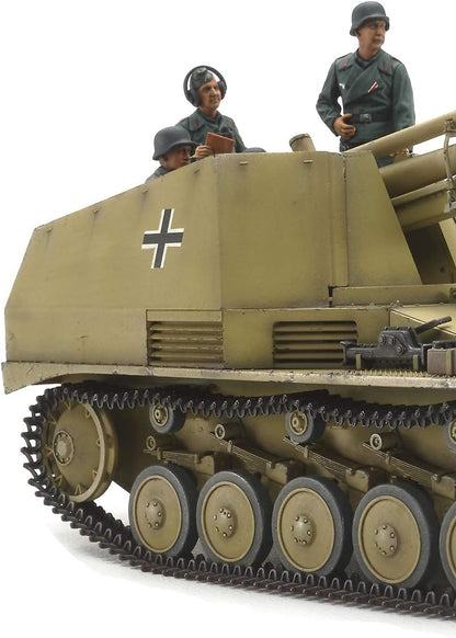 TAMIYA 35358 – 1:35 Tank Hood Wasp Italy Front, Model Making, Plastic Construction Kit, Hobby, Crafts, Gluing, Model Kit, Model, Assembly