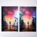 Final Fantasy VII Rebirth set 2 pochettes transparentes