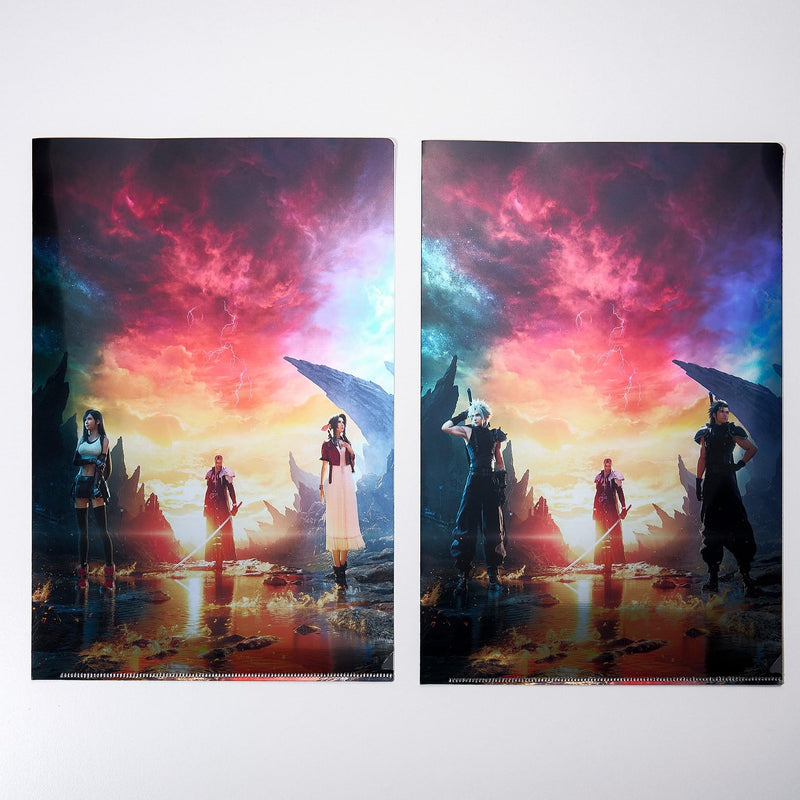 Final Fantasy VII Rebirth set 2 pochettes transparentes