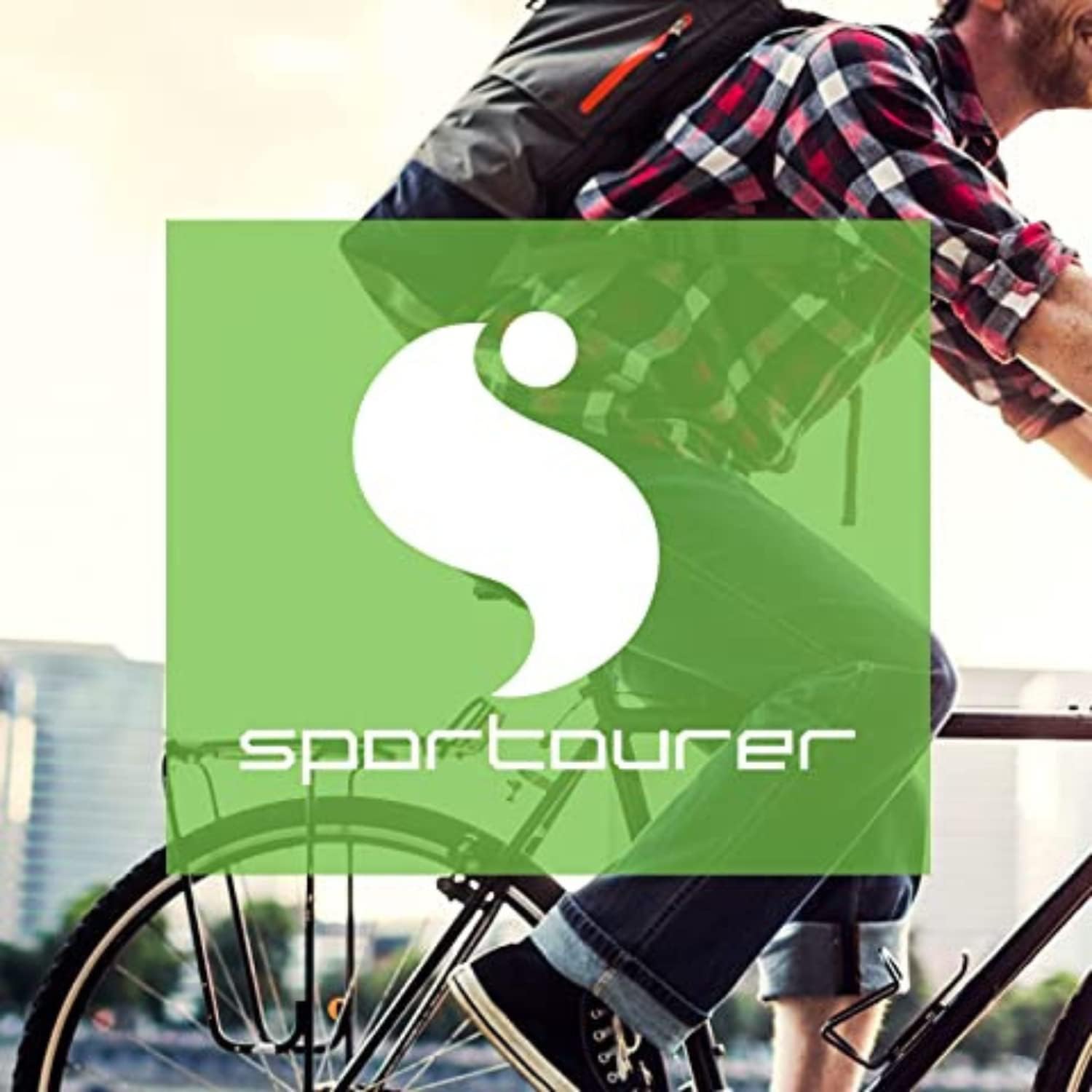 Sportourer Max Flx Gel Fec - Sella in lega Max FLX Gel Hi-Viz