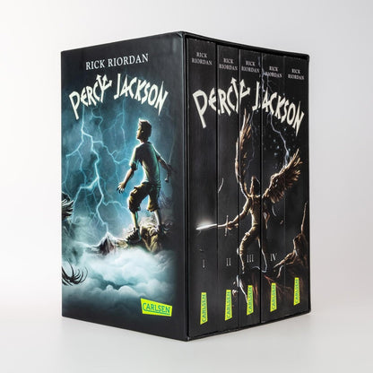 Percy Jackson: Taschenbuchschuber: Band 1-5 des modernen Jugendbuch-Klassikers in einem Schuber – für Fantasy-Fans ab 12 Jahren