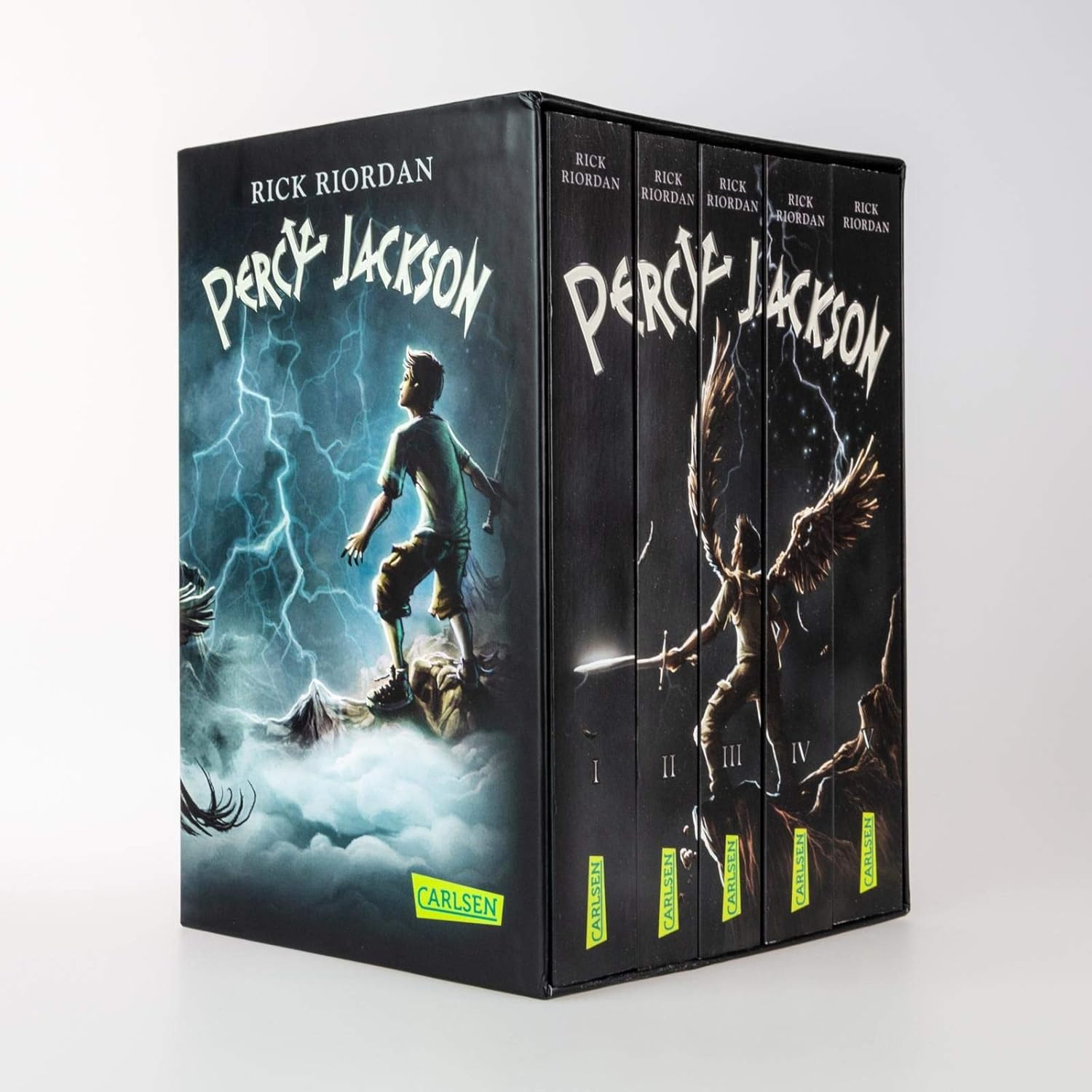 Percy Jackson: Taschenbuchschuber: Band 1-5 des modernen Jugendbuch-Klassikers in einem Schuber – für Fantasy-Fans ab 12 Jahren