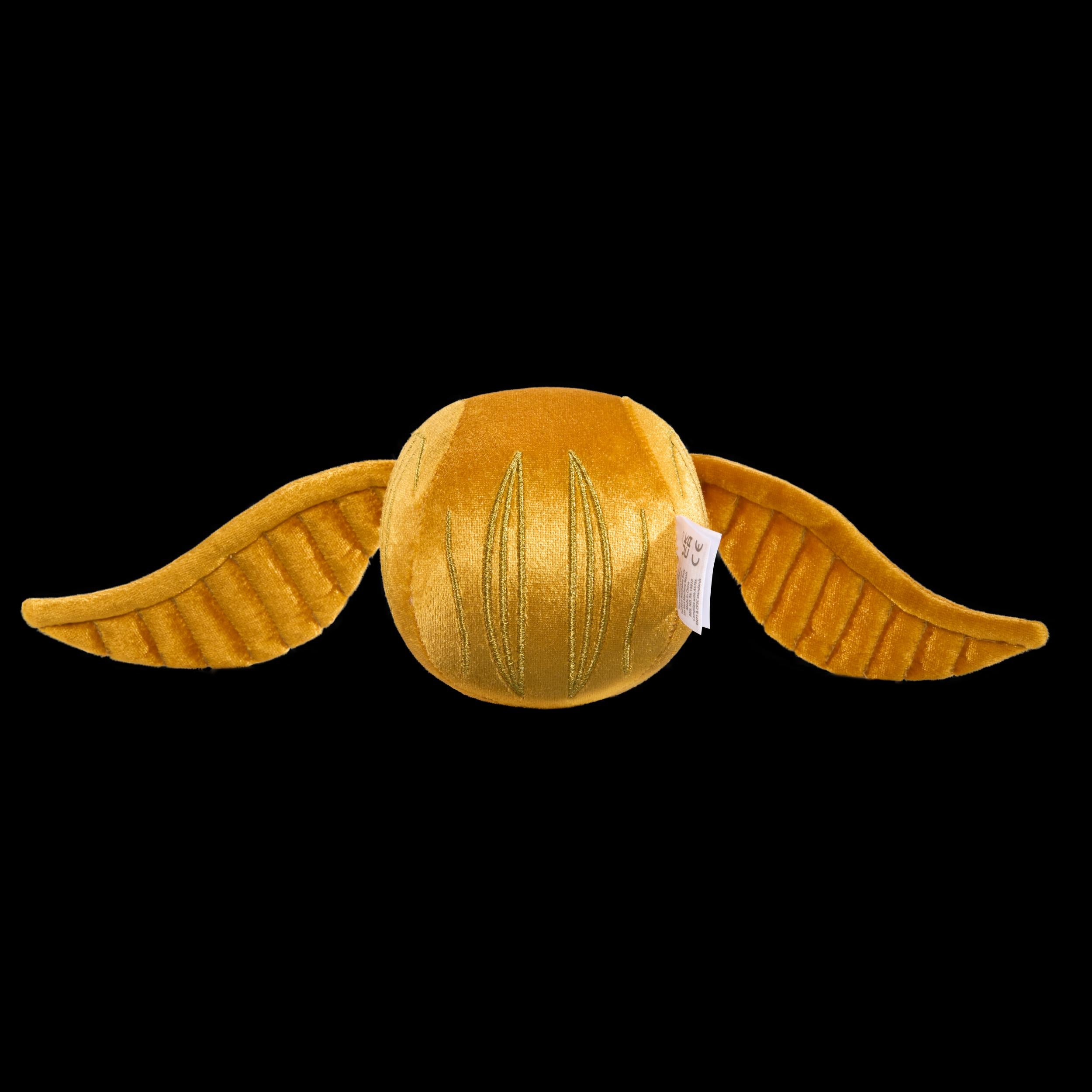 NOBLE Hogwarts Shield Plush With Golden Snitch 36Cm