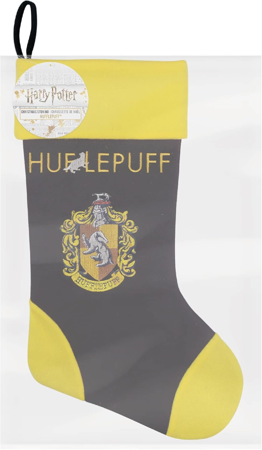 Cinereplicas Harry Potter - Weihnachtsstrumpf - Offizielle Lizenz (Hufflepuff