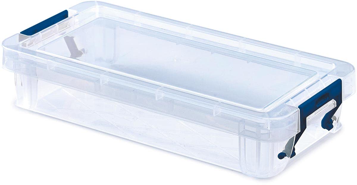 Bankers Box Aufbewahrungsbox für Bleistifte ProStore 0,75 Liter, transparent, Small