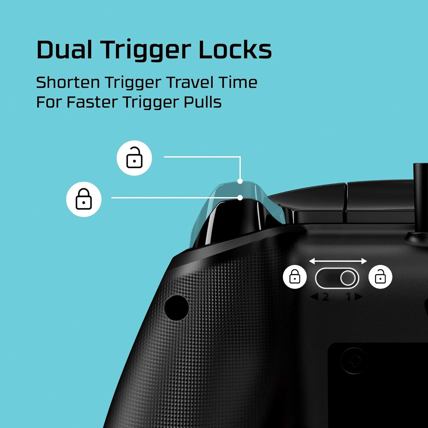 HyperX Clutch Gladiate – Wired Controller, Officially Licensed by Xbox, Dual Trigger Locks, Programmable Buttons, Dual Rumble Motors