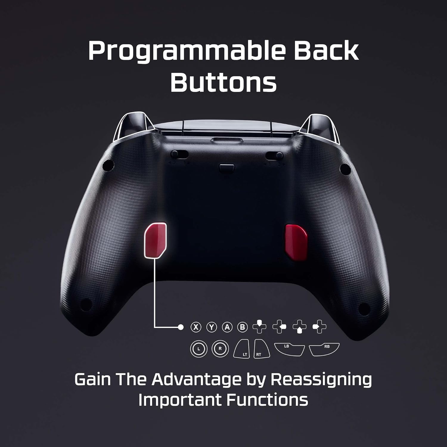 HyperX Clutch Gladiate – Wired Controller, Officially Licensed by Xbox, Dual Trigger Locks, Programmable Buttons, Dual Rumble Motors