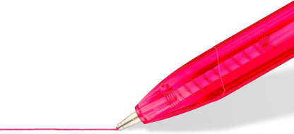 STAEDTLER 4230 MC8 Retractable Rainbow Ballpoint Pen - Assorted Colours (Pack of 8