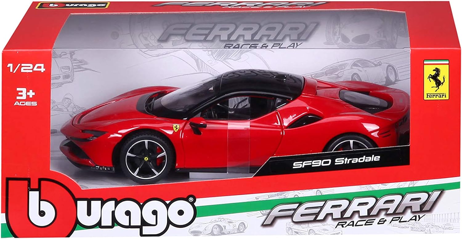 Bburago B18-26028 Ferrari Collectible Car, red