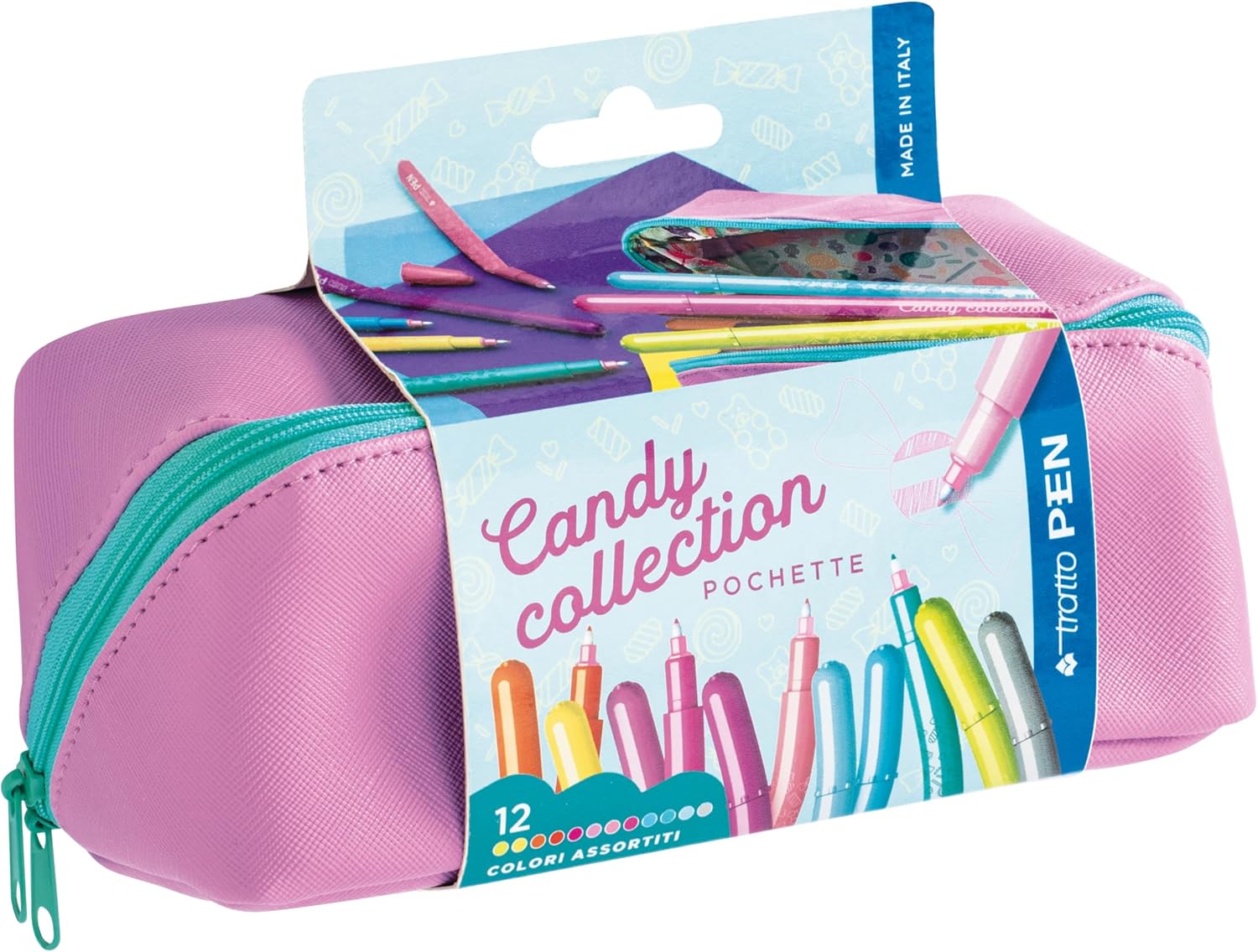 Tratto PEN Candy Collection cosmetic bag 12 pcs
