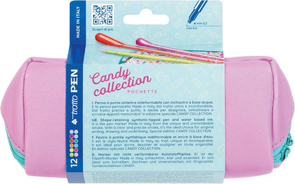 Tratto PEN Candy Collection cosmetic bag 12 pcs