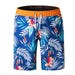 BZPOVB Mens Quick Dry Beach Trunks Bicchierini del Bordo di Stile Hawaiano Foglia di Palma Stampa Casuale Estate Costumi da Bagno Pantaloni M-3XL (Color : Multi-Colored, Size : L