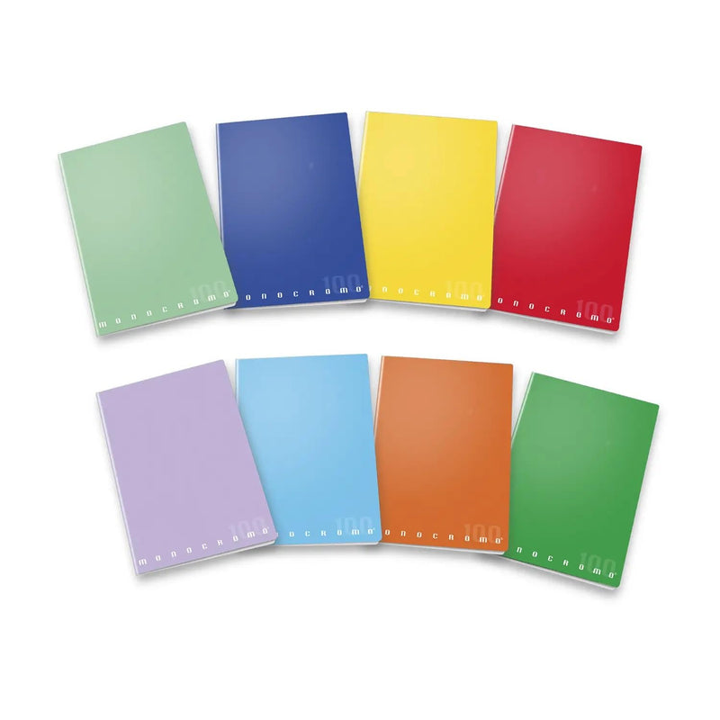 Pigna Cahier Maxi Monochrome Original Haute Foliation 50 feuilles Lot de 10 cahiers (rayures avec marge, C (4° et 5° élémentaire))
