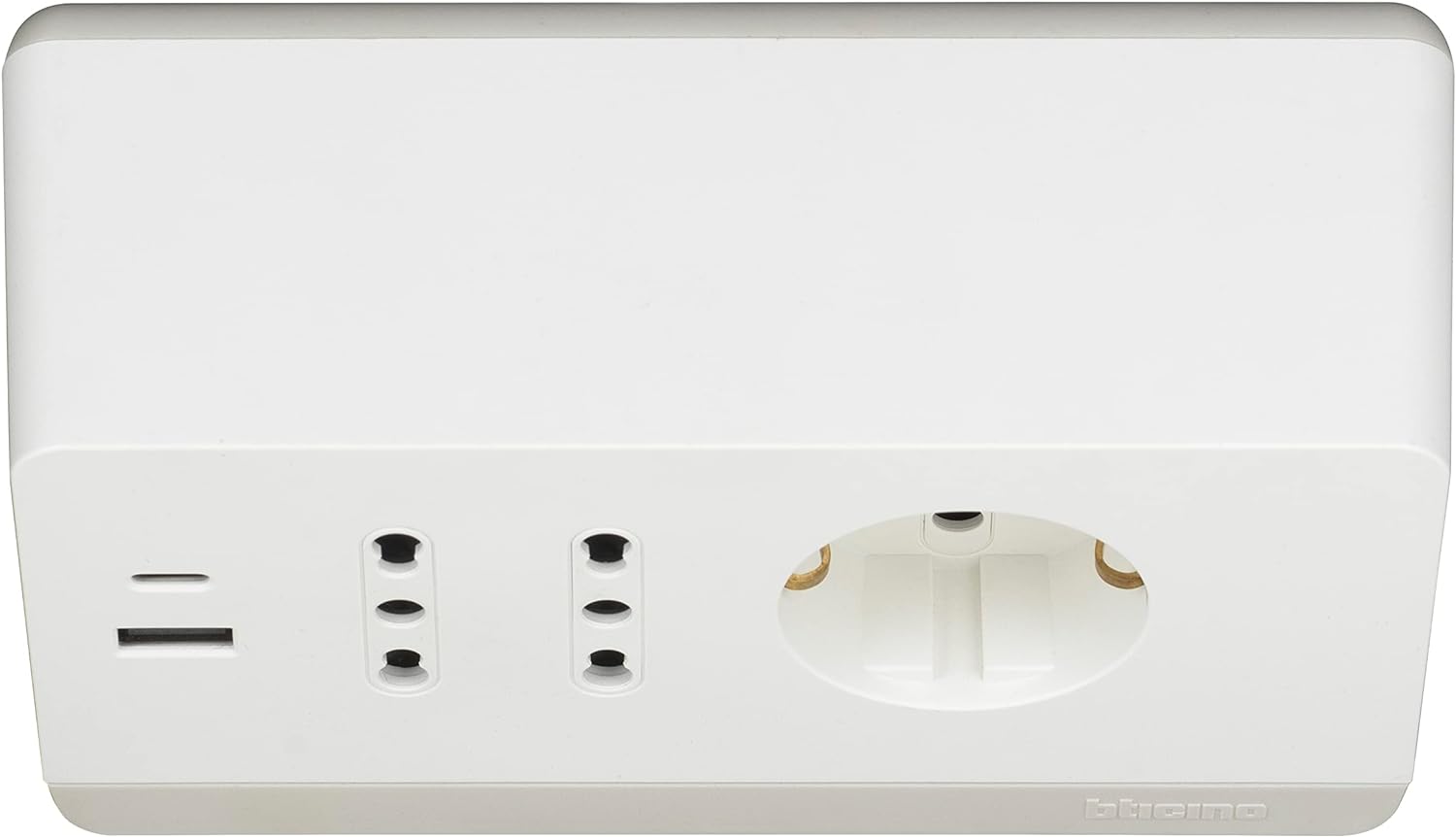 Multip Scrivania Usb+Int Bianco