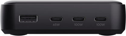 Trust Maxo 100W Multipresa USB C, Caricatore USB-C x3 USB-A x1, Caricatore USB Multiplo, Cavo di Alimentazione 1,5 m, Hub Stazione di Ricarica USB Multipla per iPhone Samsung Galaxy Tablet Laptop