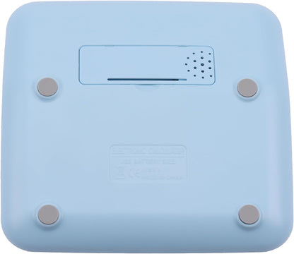 GENIE 612 B 12 Digit Desktop Calculator with Dual Power (Solar and Battery) Blue